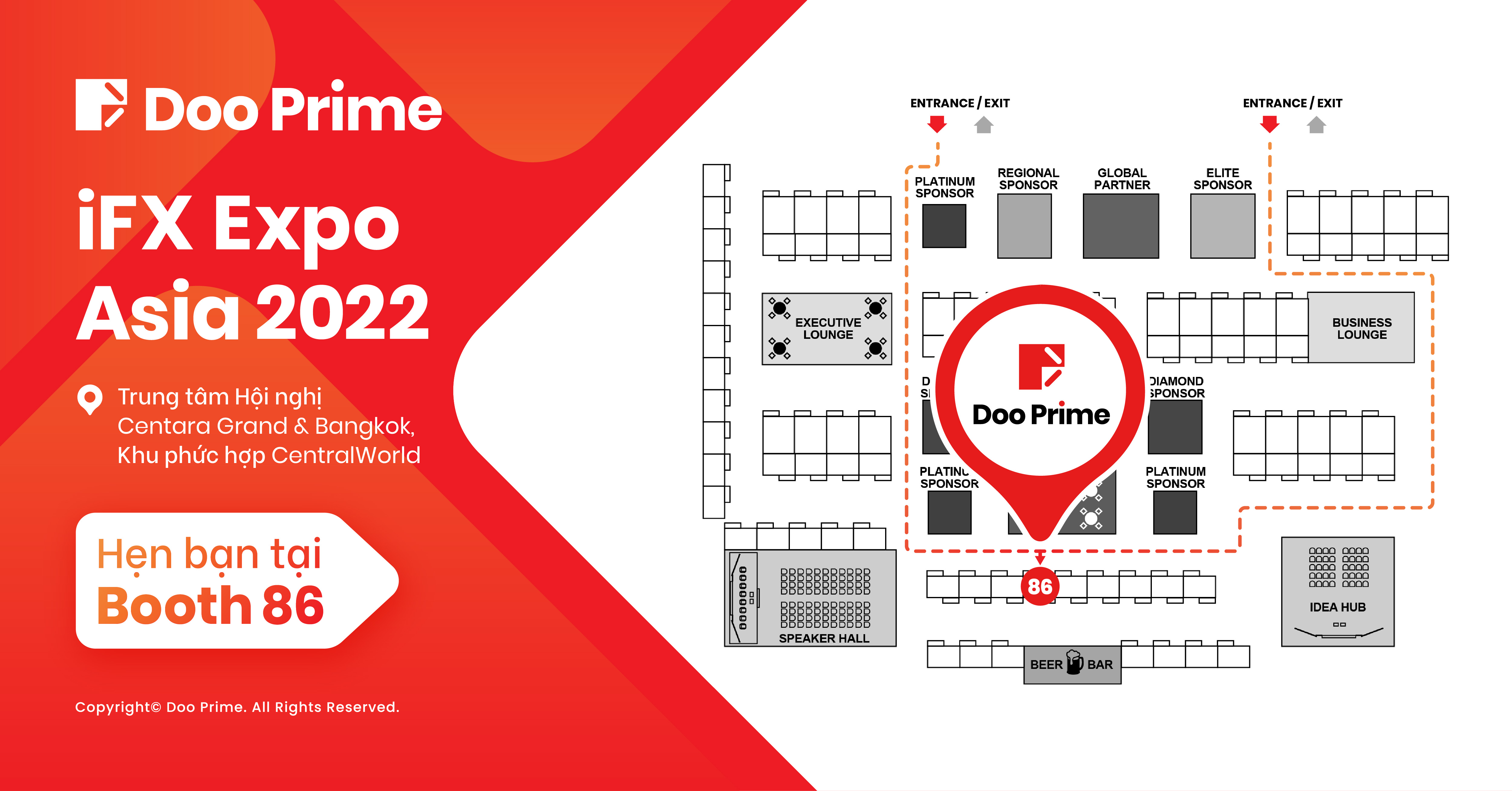 Triển Lãm iFX Expo Asia 2022 Tại Thái Lan Doo Prime 2